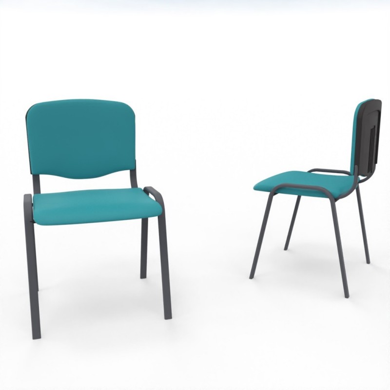 Vue 3D siège Kr-SIMO tissu tissu Tasmania bleu