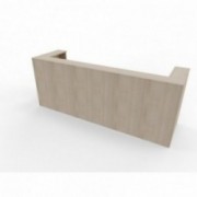 banque d'accueil D-SIMO acacia clair L284