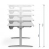 bureau ergonomique réglable en hauteur U-SIMO bureau ergonomique réglable en hauteur U-SIMO