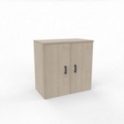 armoire portes battantes O-SIMO_ L60 H82_5_ acacia clair_ 1 étagère métal blanc armoire portes battantes O-SIMO_ L60 H82_5_ acacia clair_ 1 étagère métal blanc