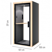 Cabine acoustique 1 personne | Burossimo