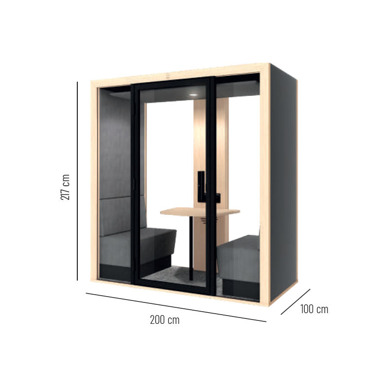 Cabine acoustique 2 personnes | Burossimo
