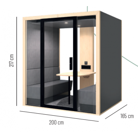 Cabine acoustique 6 personnes | Burossimo