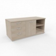 Vue 3D crédence 3T à gauche