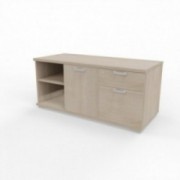 Vue 3D crédence 1T+DS à droite